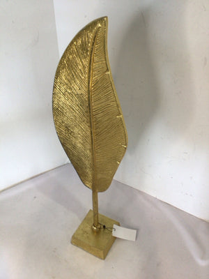 Gold Metal Leaf Sculpture