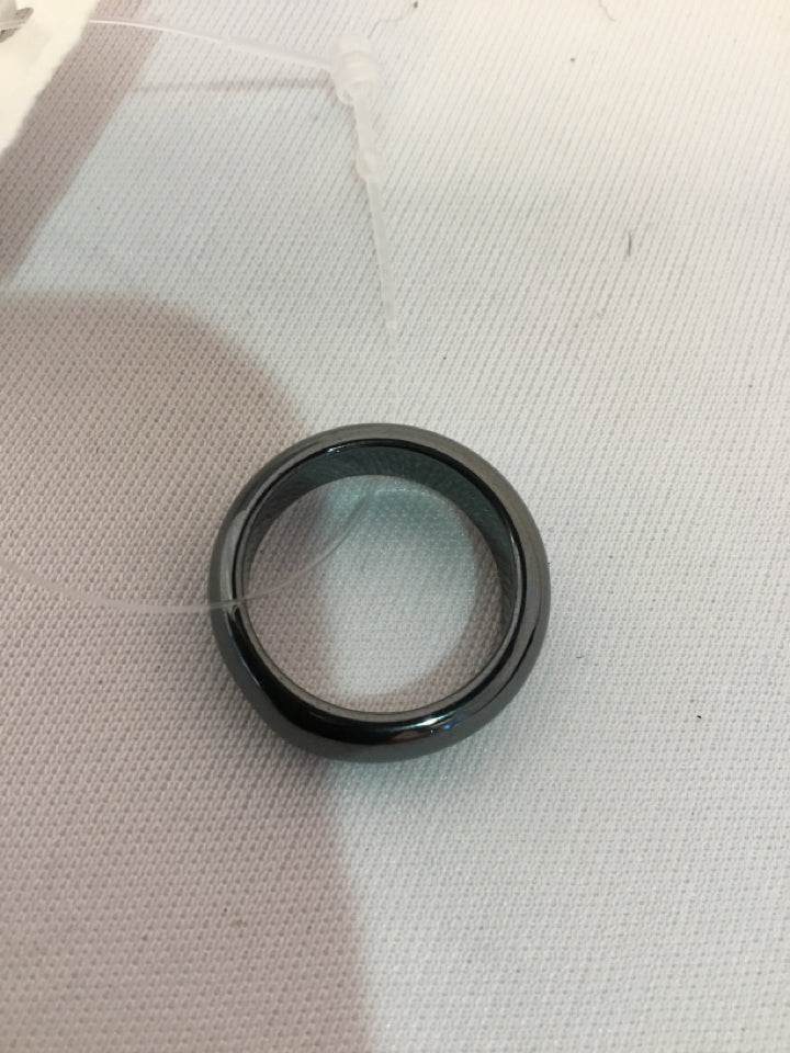 Metal Black Ring