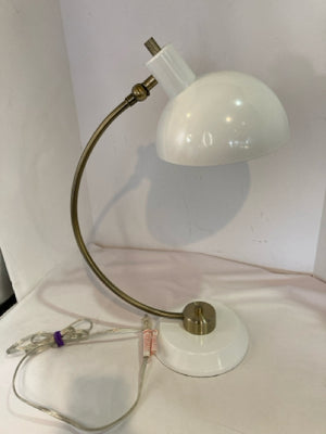 Desk White Metal Lamp