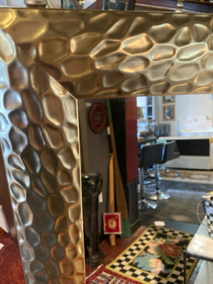 Gold Hammered Mirror