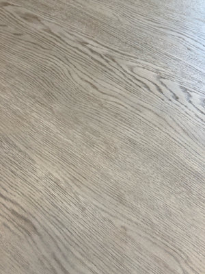 Pedestal Wood 60" Greige Table