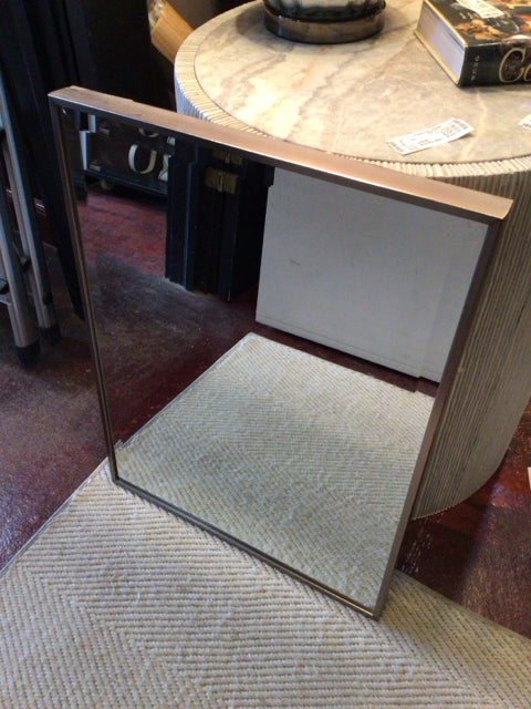Metallic Beveled Mirror