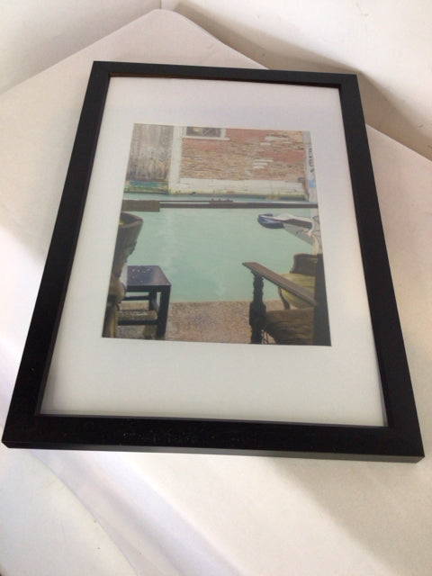 White/Multi Door Framed Art