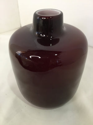 Red Glass Vase