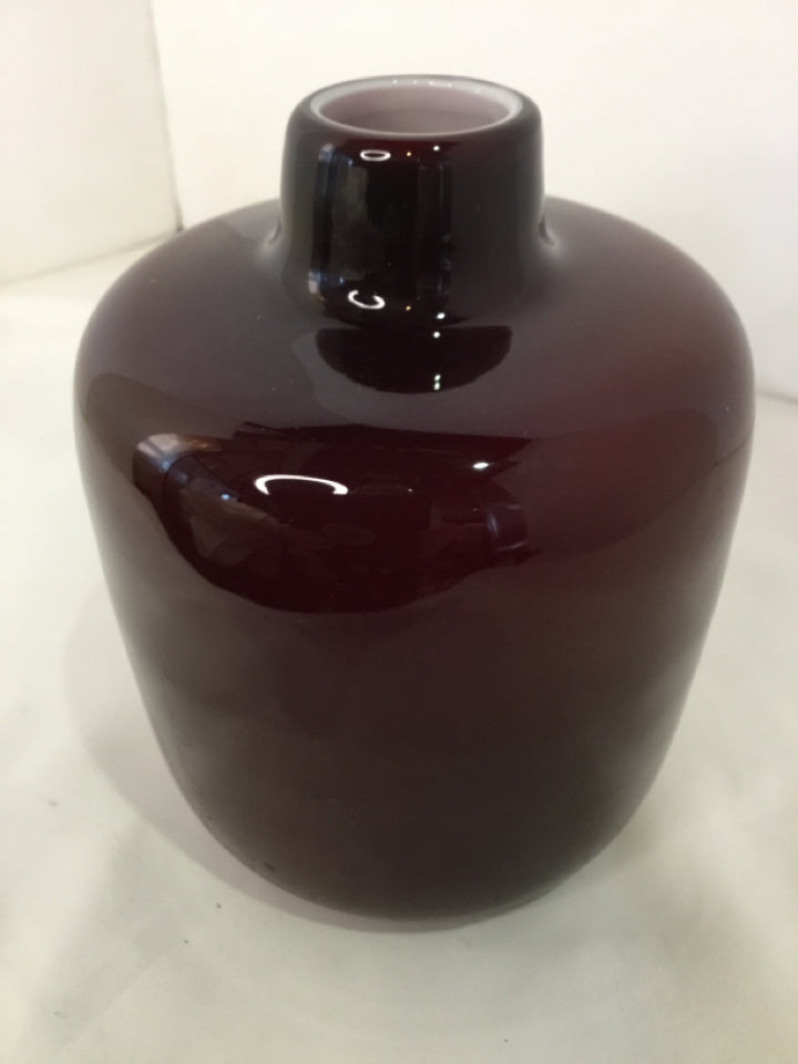 Red Glass Vase
