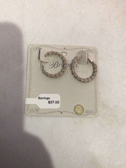 Brighton Silver Rhinestone Earrings