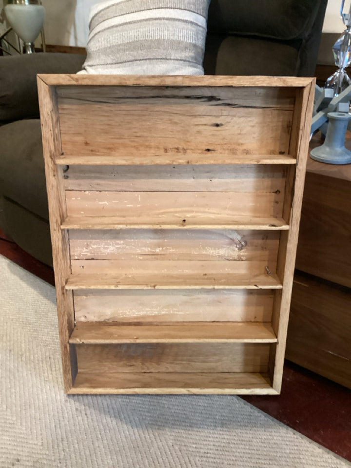 Rustic Natural Wood Shelf
