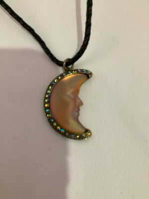Kirk's Folly Amber Moon Rhinestone Necklace