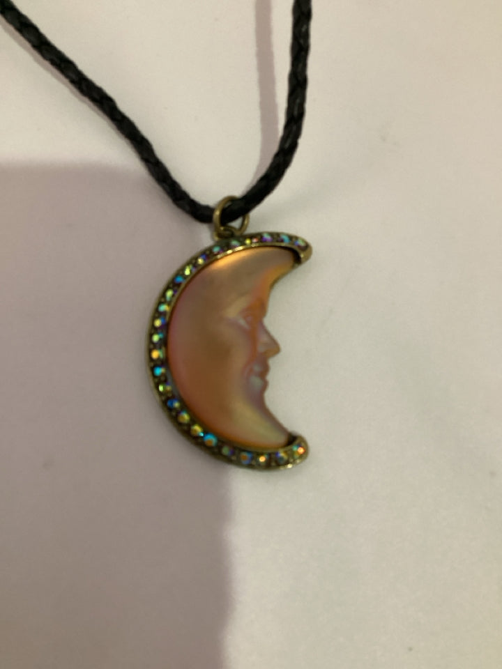 Kirk's Folly Amber Moon Rhinestone Necklace
