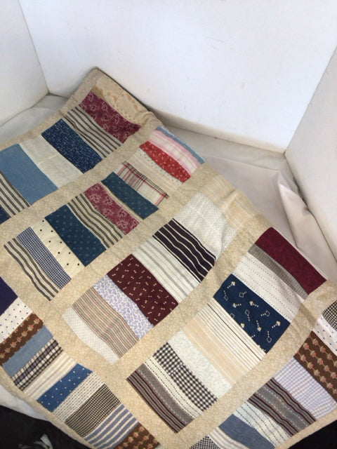 Multi-Color Cotton Patchwork Quilt