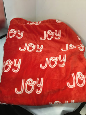 Wondershop Blanket Red/white Joy Holiday Item