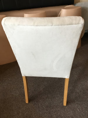 Slipper Velvet Cream Chair 4S2JN2N6