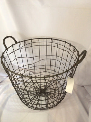 Gray Wire Basket