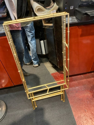 Tray Metal Folding Gold Table