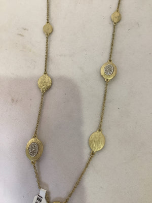 Gold Rhinestone Necklace
