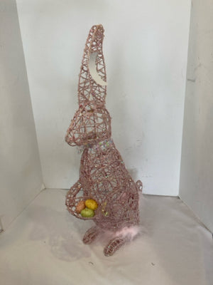 Easter Pink Glitter Bunny Holiday Item