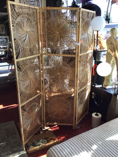 Bohemian Wicker Natural Screen