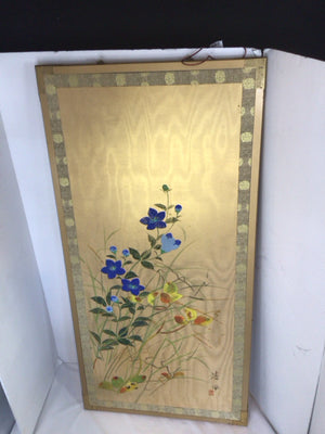 Oriental Wood Spring Tan/multi Wall Decoration Art