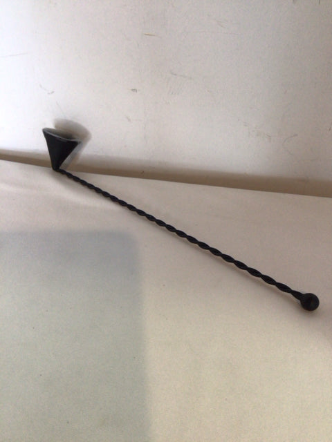 Vintage Black Metal Candle Snuffer