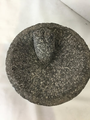 Gray Stone Mortar & Pestle