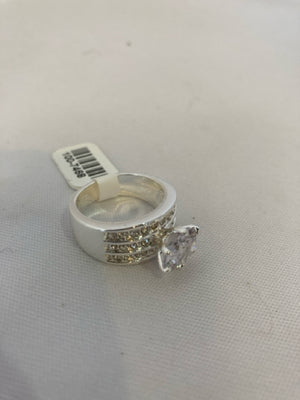 Clear Cubic Zirconia Ring