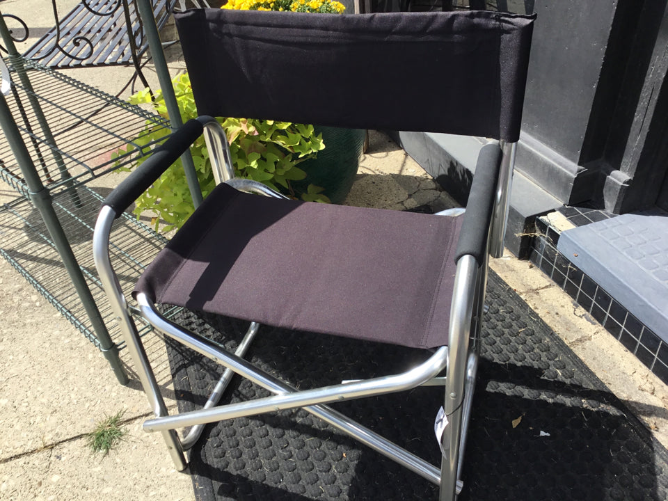 Folding Nylon Black Chair