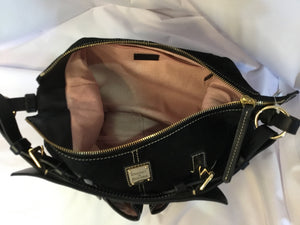 Dooney and Bourke Suede Black Purse