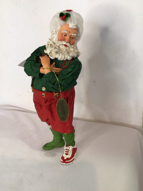 Clothtique Figurine Santa Holiday Item