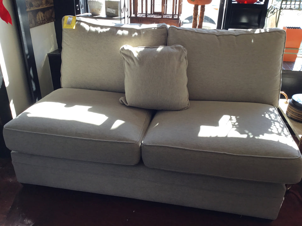 Arhaus Polyester W/Pillow Cream Loveseat/Love Seat/Sofa