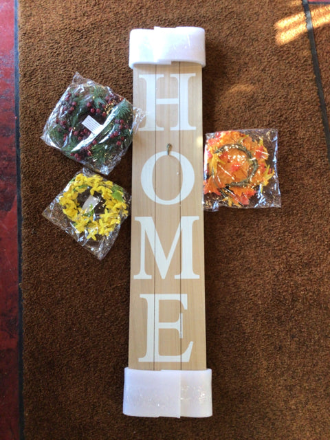 Glitzhome Sign Wood Home Sign