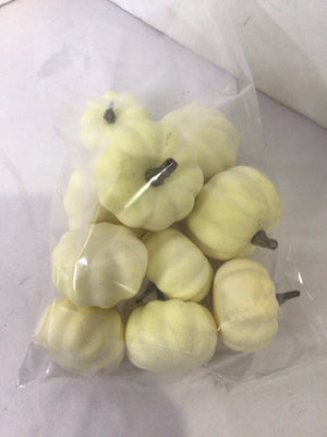 White Plastic Pumpkin Bag of Holiday Item