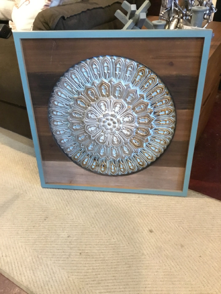 Mandela Brown/Blue Wall Decoration Art
