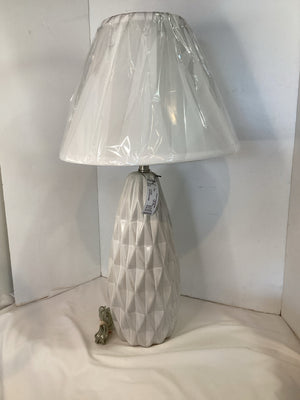 Table White Ceramic Lamp