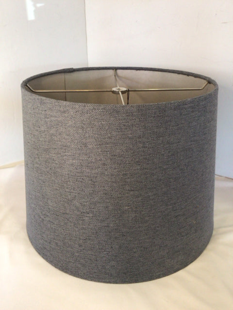 Gray Barrel Lamp Shade