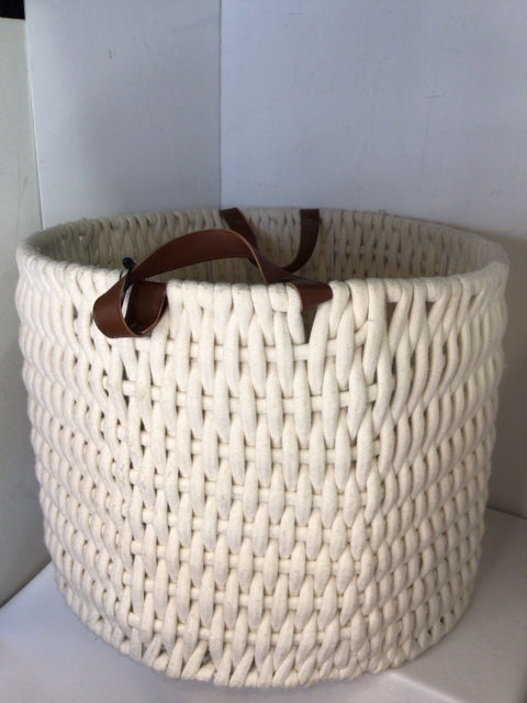 White Yarn Basket
