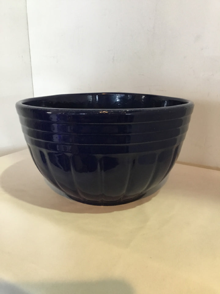 Roseville Blue Ceramic Bowl