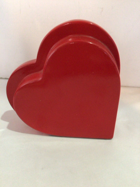 Fitz & Floyd Red Plaster Heart Holiday Item