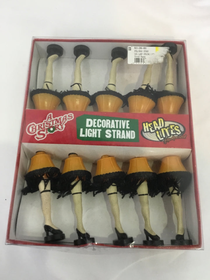 Vintage Christmas Black/Yellow Plastic Lights Holiday Item