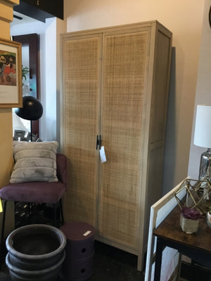 Havenly Natural Wood 2 Door Cabinet