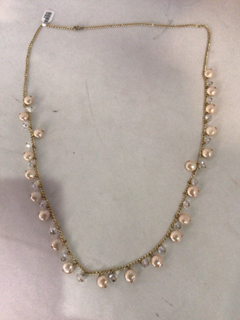 White/Gray Pearls Necklace