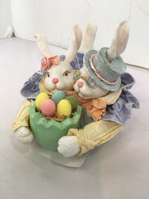 Easter Pastel Bunnies Holiday Item