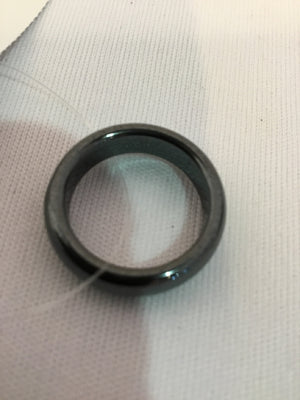 Metal Black Ring