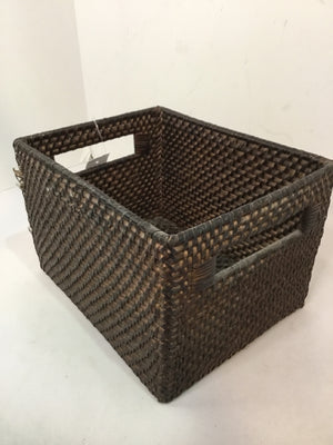 Brown Wicker AS IS Basket