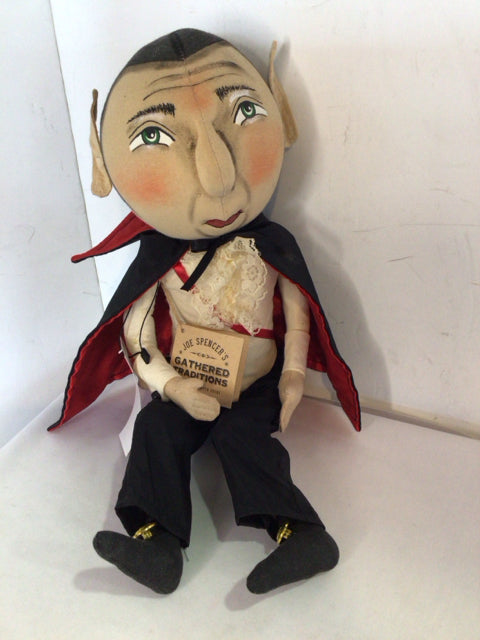 Halloween Black/Red Vampire Doll