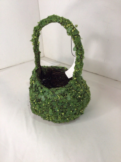 Green Grass Basket