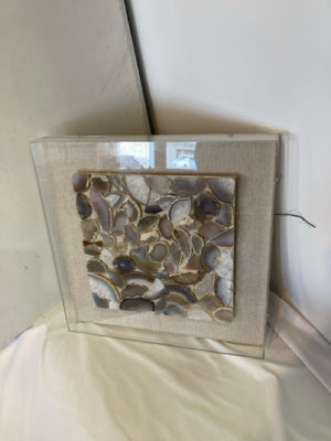 Encased Semiprecious stone Framed Art