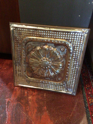 Rustic Pressed Tin Rust Wall Decoration Art