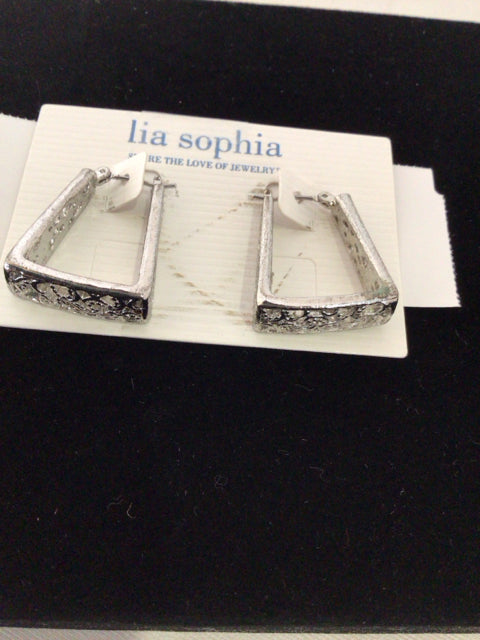 Lia Sophia Silver Earrings