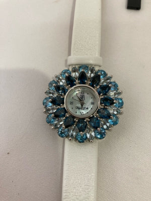 Blue Rhinestone Watch