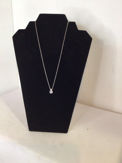 Premier Designs Silver Rhinestone Necklace